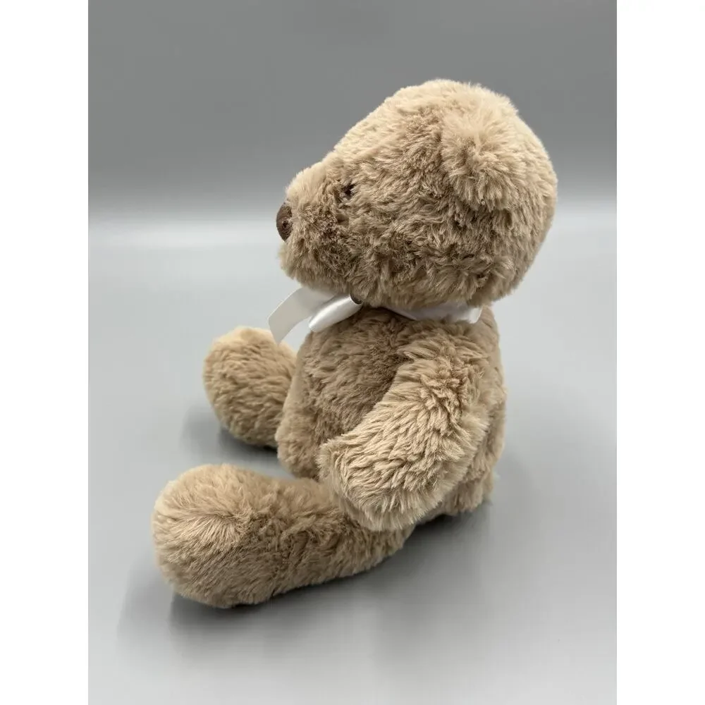 Snug Teddy Bear Plush 9” Stuffed Animal W/ Ribbon Bow